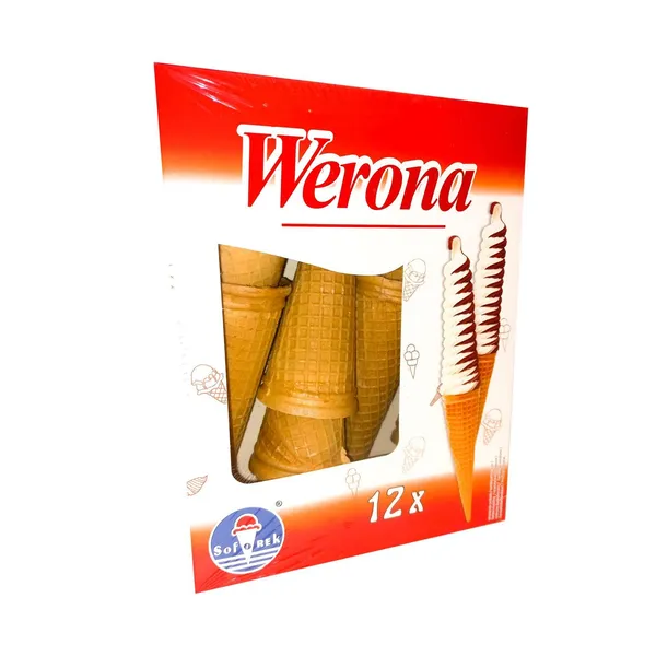 Vafeļu konusi Verona h13,3cm 12 gab. [14]