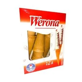 Vafeļu konusi Verona h13,3cm 12 gab.