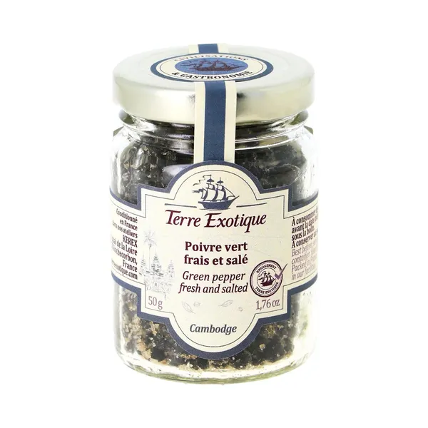 Zaļie pipari sālījumā 50g [6]