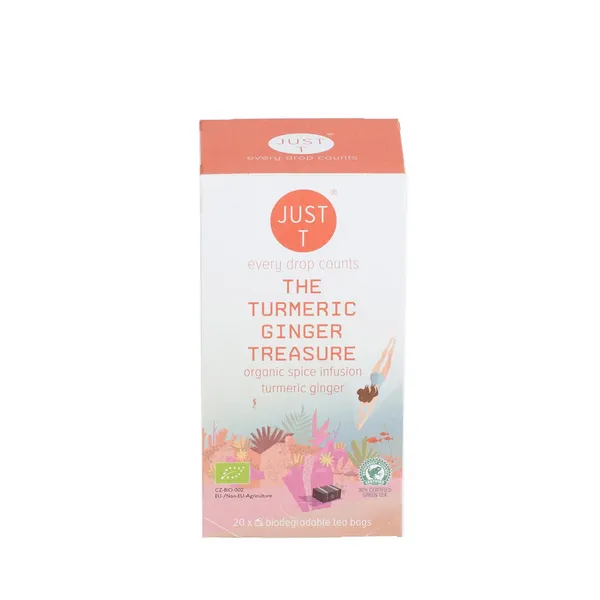 Zāļu tēja THE TURMERIC GINGER TREASURE BIO 2gx20