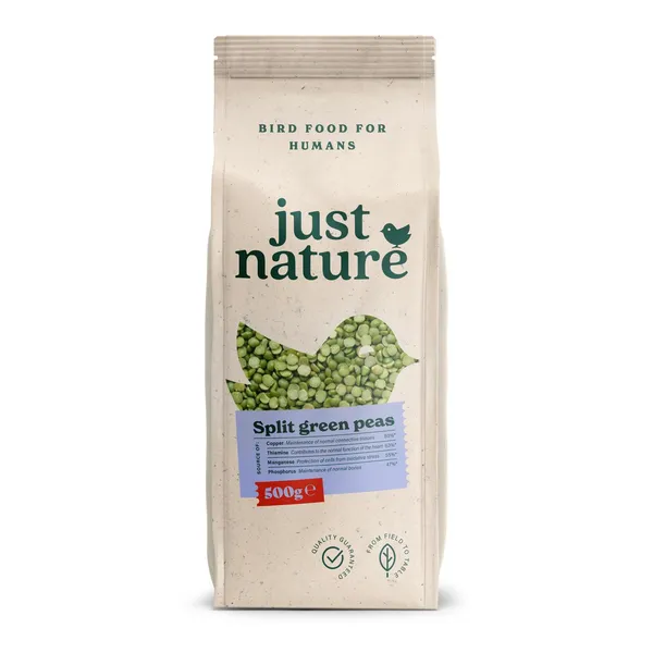 Zirņi zaļie šķelti 500g JUST NATURE [7]