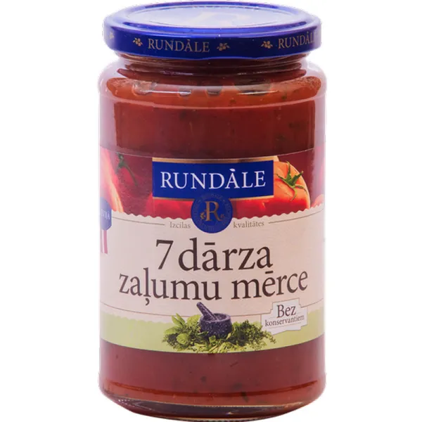 7 dārza zaļumu mērce "RUNDĀLE" 420g