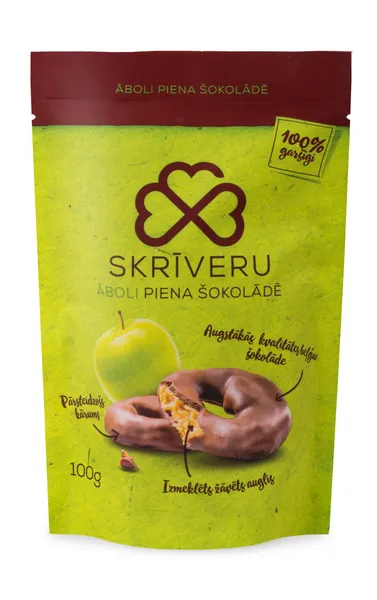 SKRĪVERU Āboli piena šokolādē 100g
