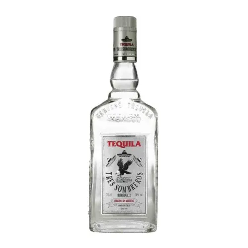 Alk. dz. Tequila Tres Sombreros Silver 38% 0.7L
