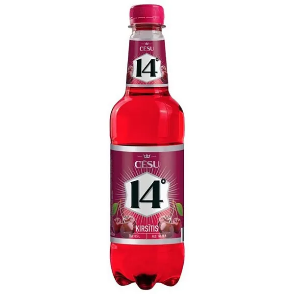 Alk.kokt.CĒSU 14% Ķirsītis 0,5L PET D