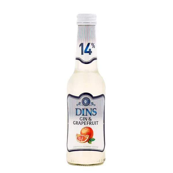 Alk.kokt. DINS Grapefruit 14% 250ml D
