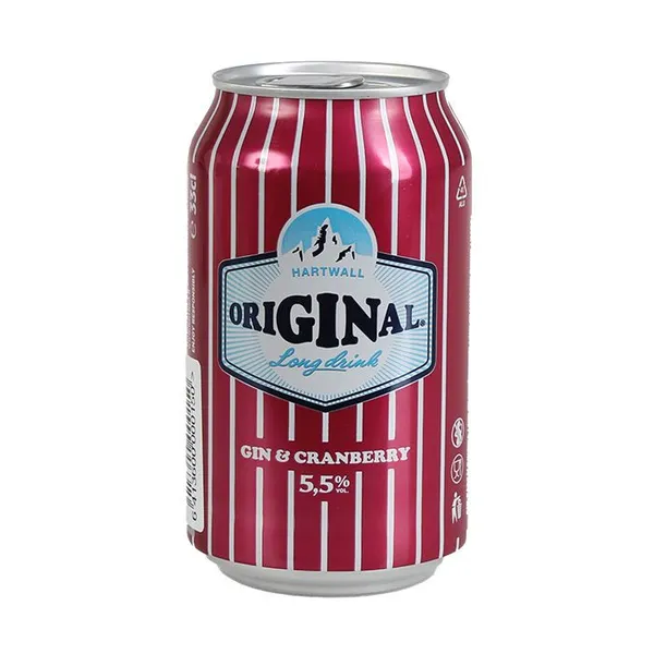 Alk. kokt. Hartwall Original Long Drink Pineapple 5.5% 0.33l