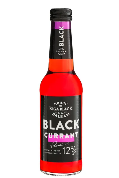 Alkoholiskais kokteilis BLACK BALSAM Currant 12%0,25L D