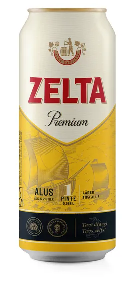 Alus Aldaris Zelta Premium 5.2% 0.568l CAN