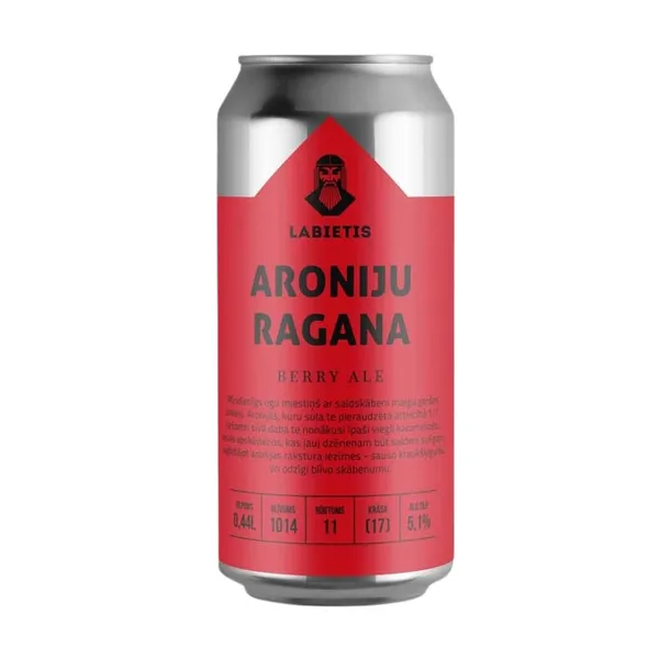 Alus Aroniju Ragana 5.1% 0.44l CAN, Labietis