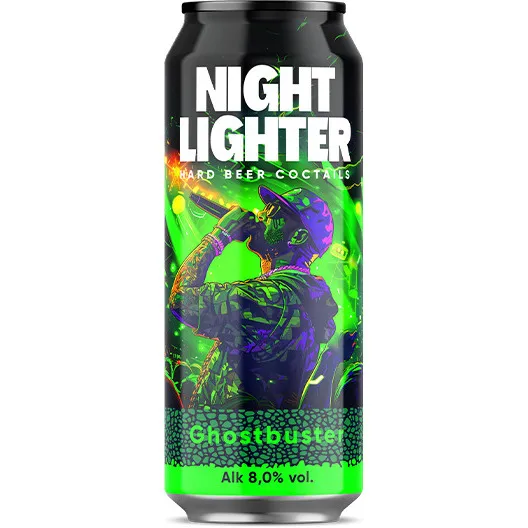 Alus dzēriens Night Lighter Ghostbuster 8% 0.5l CAN