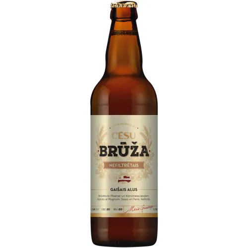 Alus gaišais Cēsu Brūža nef. 5.4% 0.5L