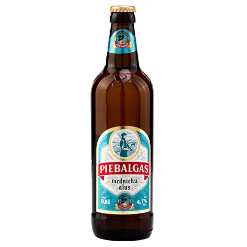 Alus gaišais PIEBALGAS MEDNIEKU4,7% 0.5L
