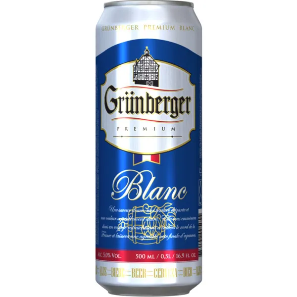 Alus Grünberger Blanc 5% 0.5l CAN