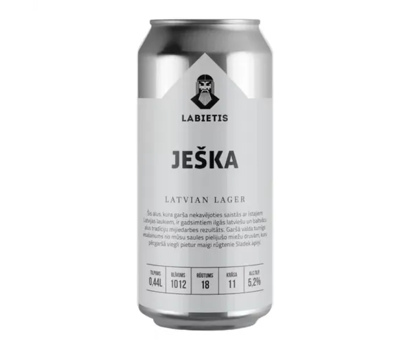 Alus Ješka 5.2% 0.44l CAN, Labietis