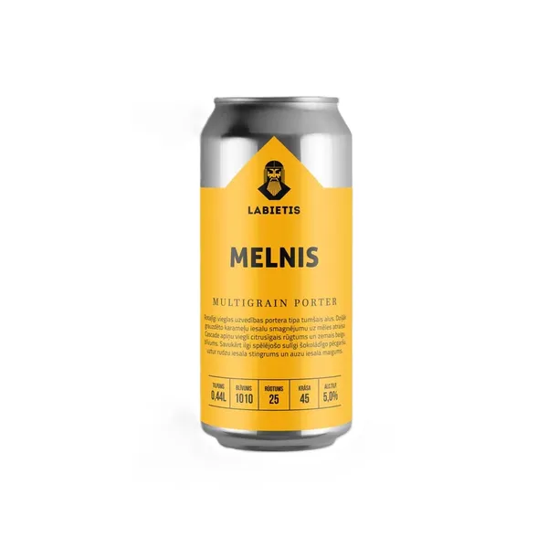 Alus Melnis 5% 0.44l CAN, Labietis