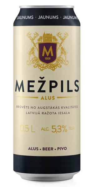 Alus MEŽPILS Gaišais 5,3% 0,5L sk.D