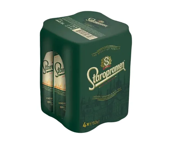Alus Staropramen Premium 5% 4x0.5l, CAN