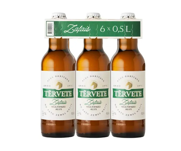 Alus Tērvetes zaļais 4.4% 6x0.5l