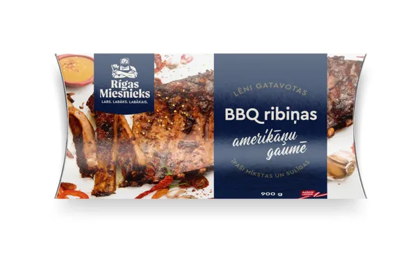 Amerikāņu BBQ Gril-ribas 900g