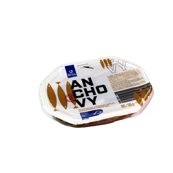 Anšovi vieglā sālījumā 160g (120g), Briis
