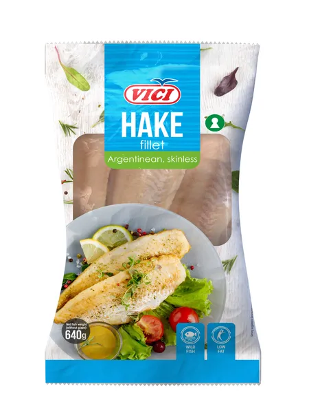 Argentīnas heka fileja b/ā saldēta 640g, Viči