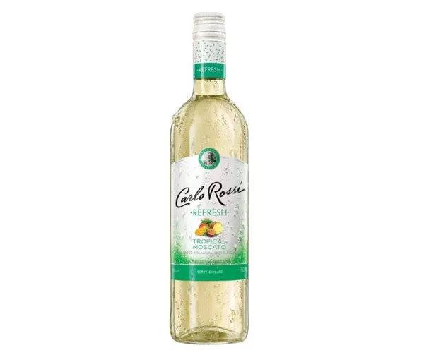 Arom. vīna dzēr. Carlo Rossi Refresh Tropical Moscato 10.5% 0.75l