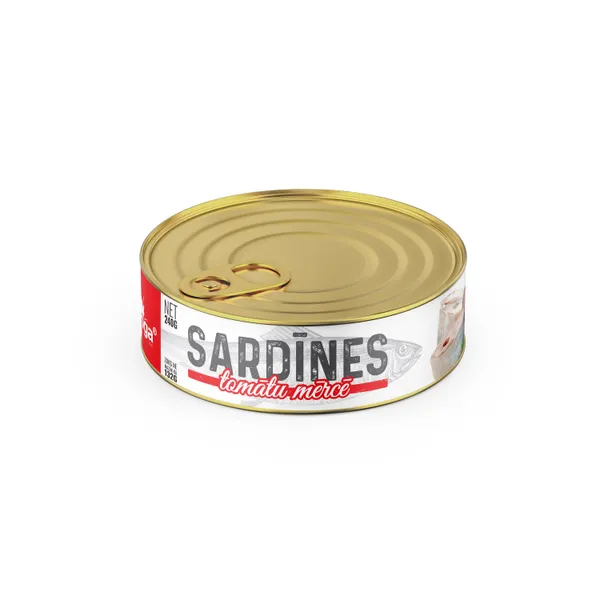 Atlantijas sardīnes tomātu mērcē 240g (132g), Banga
