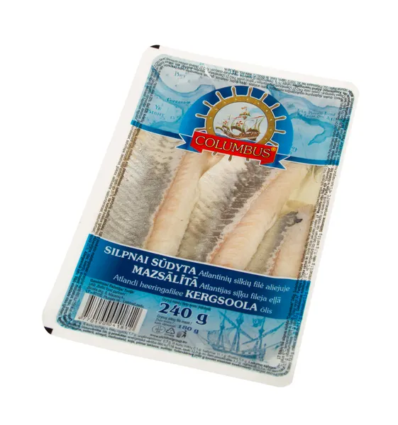 Atlantijas siļķu fileja eļļā mazsālīta 240g (180g), Columbus