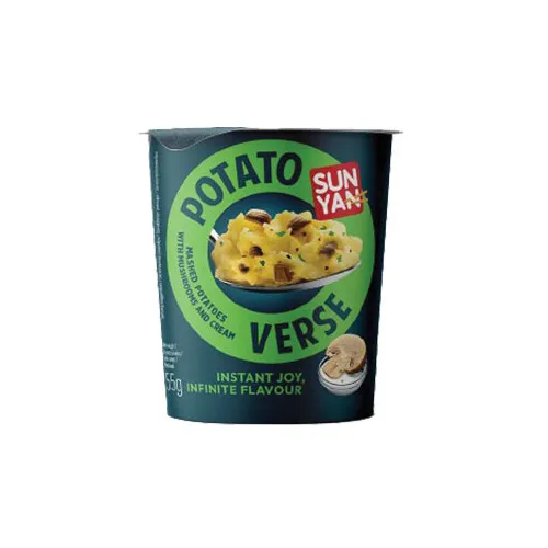 Ātri pag. kartupeļu biezenis ar sēnēm un krējumu, traukā 50g, Sun Yan