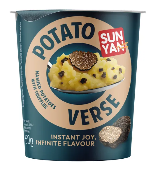 Ātri pag. kartupeļu biezenis ar trifelēm, traukā 50g, Sun Yan