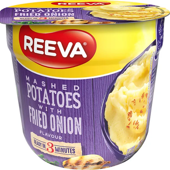 Ātri pagatavojamais kartupeļu biezenis ar ceptiem sīpoliem 40g, Reeva