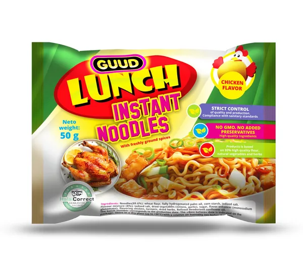 Nūdeles ātri pag.Guud Lunch ar vistas garšu 50g