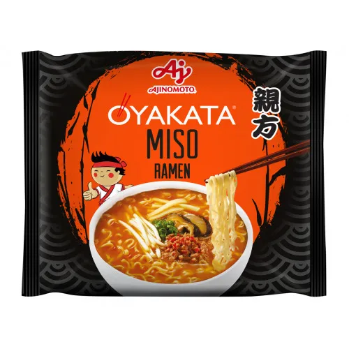 Ātri pagatavojamās nūdeles Miso Ramen 89g, Oyakata