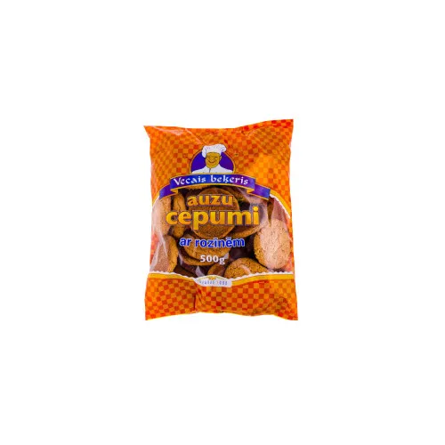 Cepumi VECAIS BEĶERIS auzu pārslu ar rozīnēm 500g