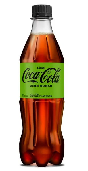 B/a gāzēts dzēriens Coke Zero Lime 0.5l PET