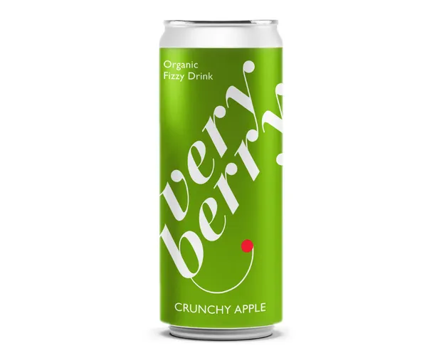 B/a gāzēts dzēriens Crunchy Apple 0.33l CAN, Very Berry