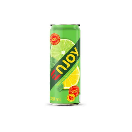 B/a gāzēts dzēriens Enjoy citronu, laima, piparmētru 0.33l CAN