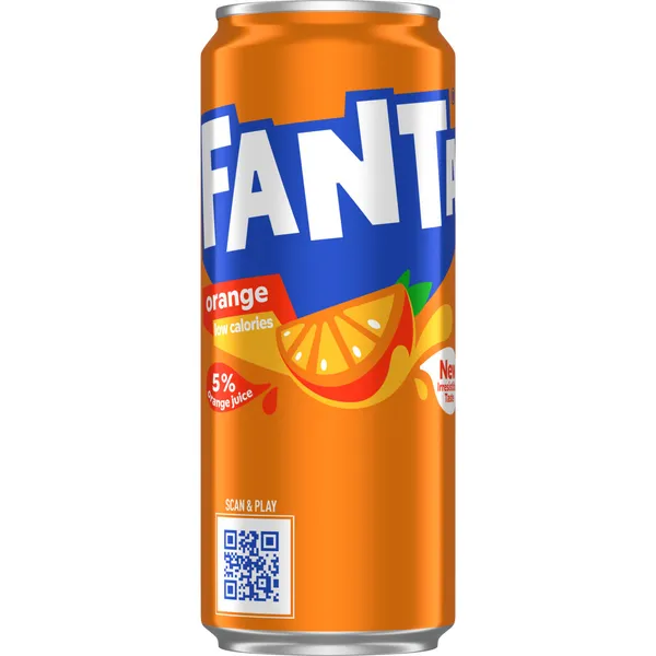 B/a gāzēts dzēriens Fanta Orange 0.33l CAN
