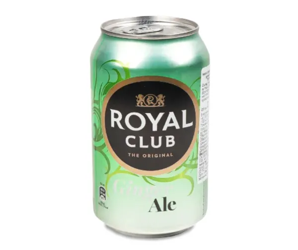 B/a gāzēts dzēriens Royal Club Ginger Ale 0.33l
