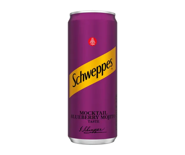 B/a gāzēts dzēriens Schweppes Blueberry Mojito 0.33l