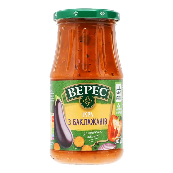 Baklažānu Ikri Ekstra 500g, Veres