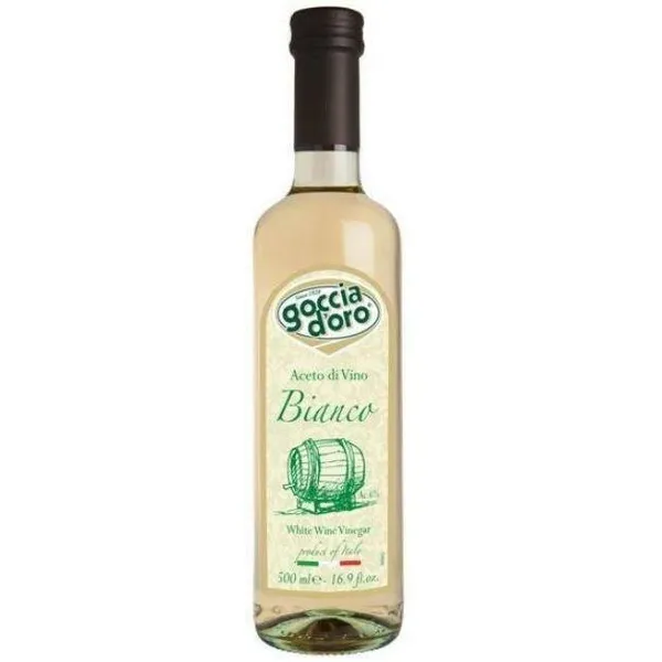 Baltvīna etiķis GOCCIA D'ORO 500ml