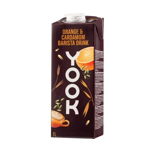Barista auzu dzēriens ar apelsīnu un kardamona garšu 1l, Yook