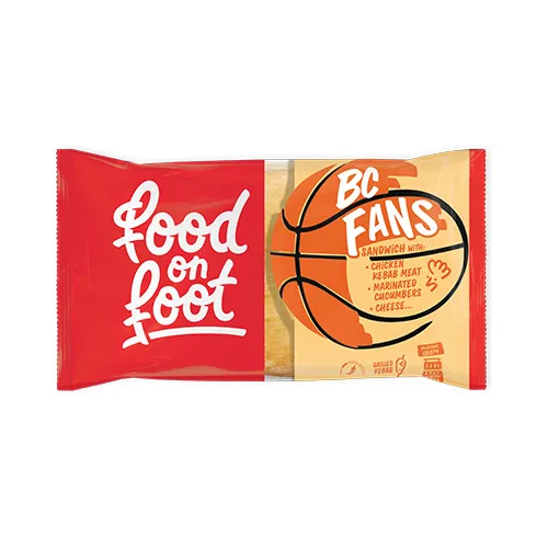 BC FANU sendvičs ar vistas kebabu, marinētiem gurķiem un sieru 255g