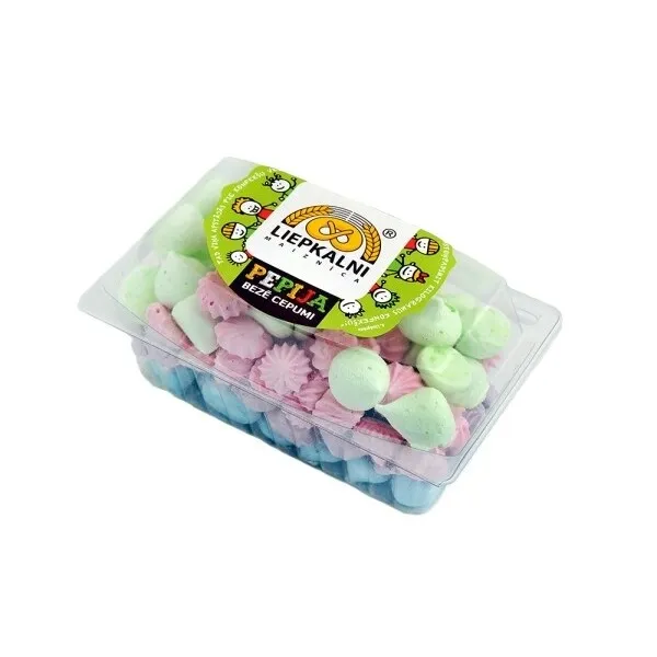 Bezē cepumi Pepija (aveņu, melleņu, upeņu, ābolu) 80g, Liepkalni