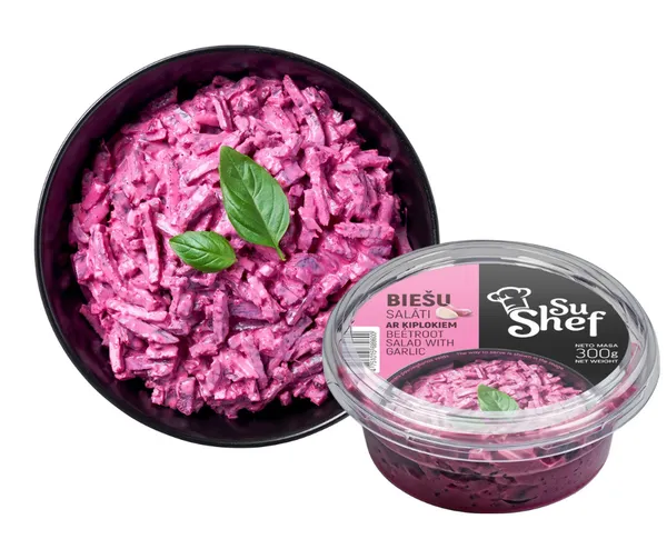 Biešu salāti ar ķiplokiem 300g, Su Shef