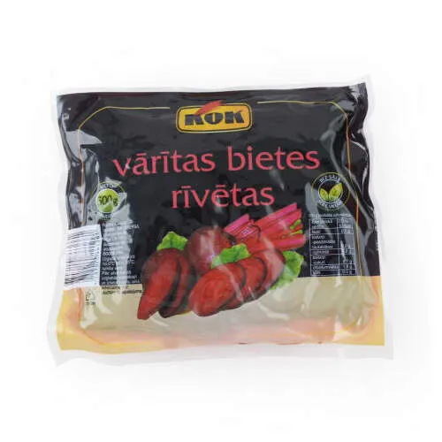 Bietes vārītas, rīvētas 500g, KOK