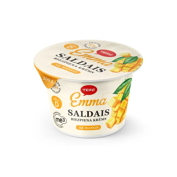 Biezpiena krēms saldais mango 200g, Emma