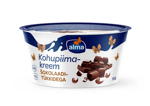 *Biezpiena krēms ALMA Straciatella (šokolādes gabaliņi), 150 g